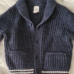 GAP Kids Navy Knit Cardigan